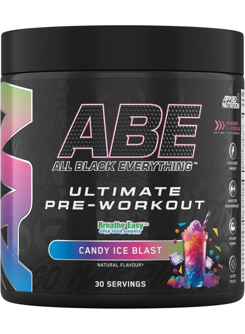 أبلايد نيوتريشن مكمل غذائي قبل التمرين من آبي ألتيميت (بنكهة حلوى الثلج، 30 حصة - 375 جم) - Image 1